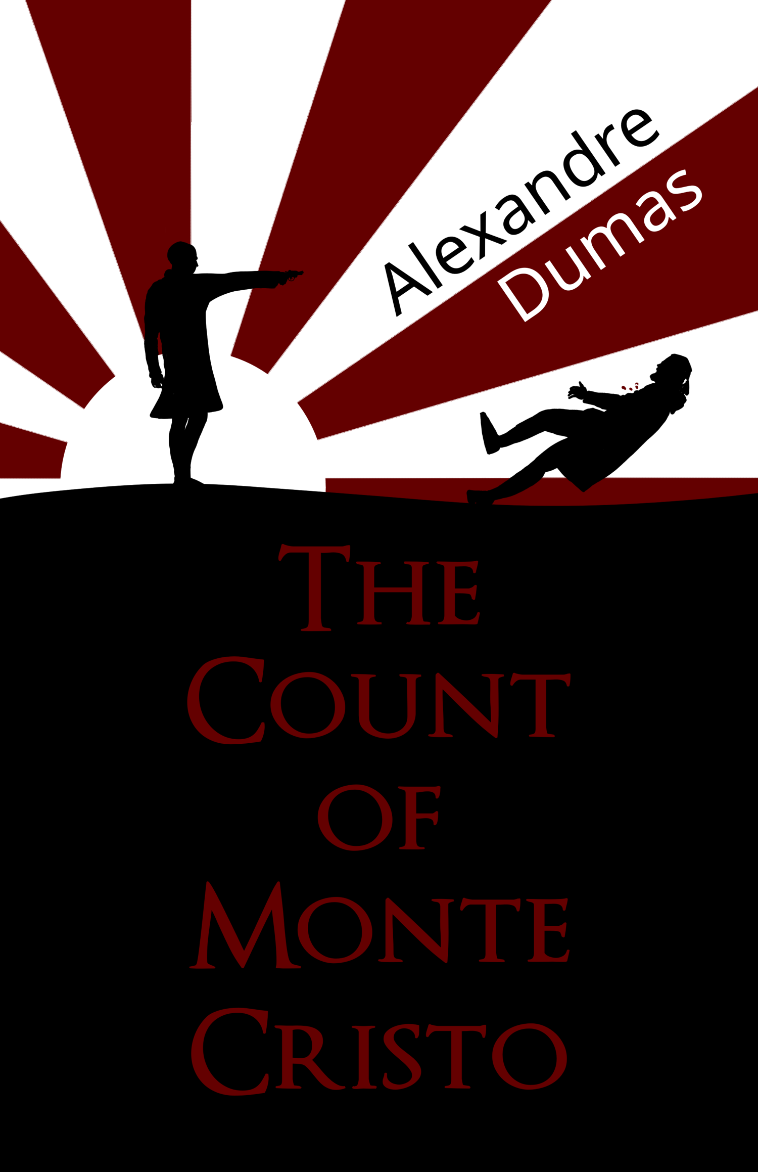 Cover mockup for The Count of Monte Cristo